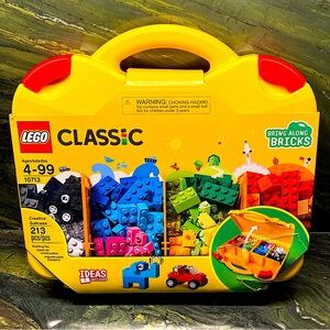 Lego Classic Creative Suitcase Building Blocks Set New